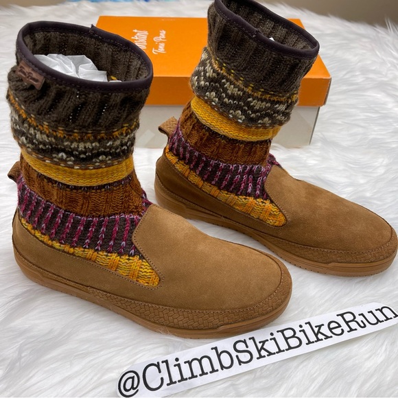 🆕 Toni Pons Gora Knit Fireside Song Boots Tan - Picture 3 of 12